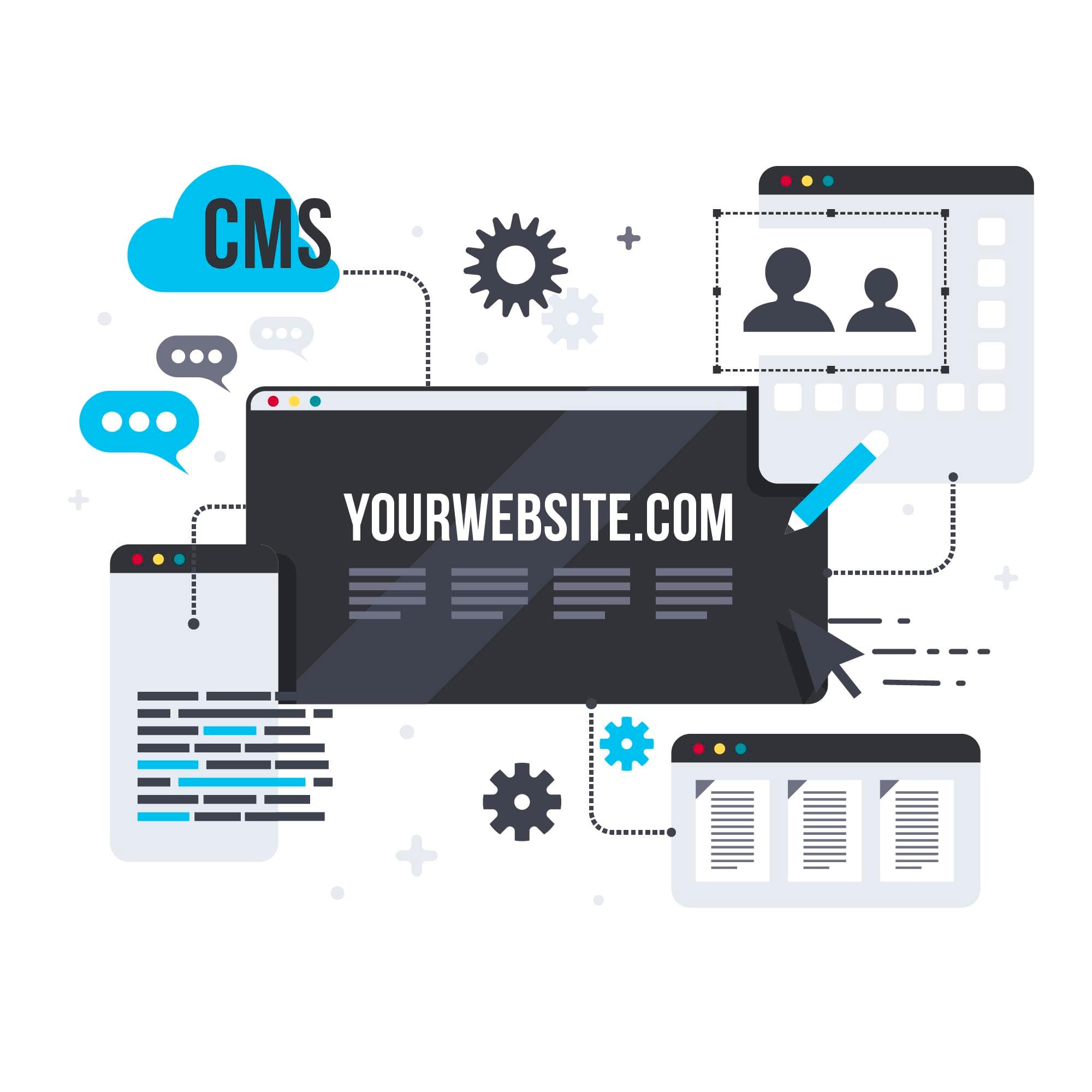 Web development dashboard